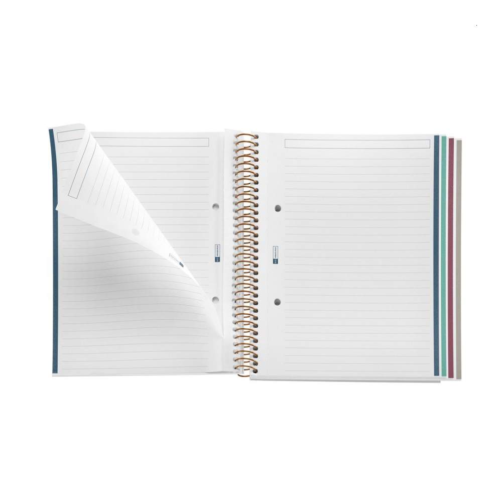 Cuaderno A5 Rayas Pink Bloom Field