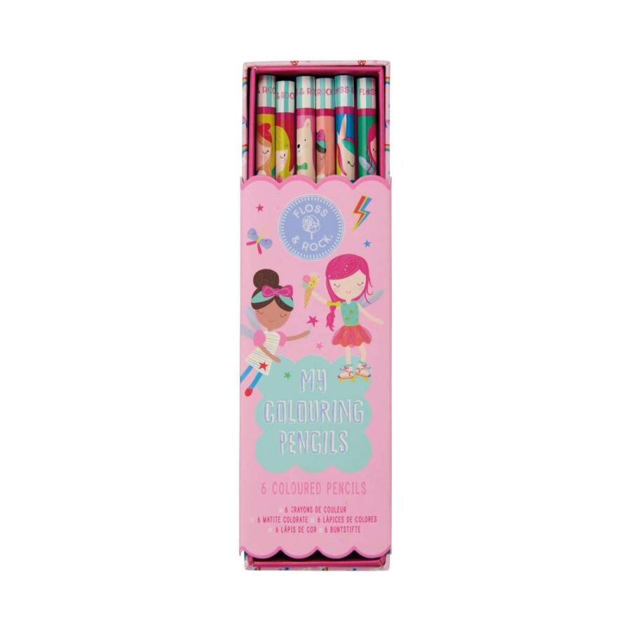 Estuche 6 Lápices Colores Rainbow