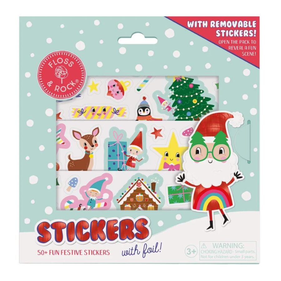 Pegatinas Reutilizables De Navidad